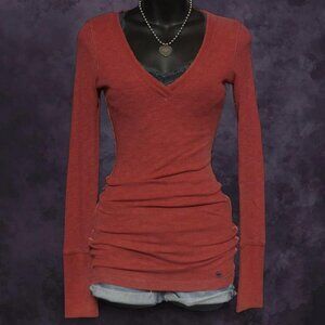 Y2K Abercrombie Ribbed V-Neck